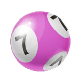 Pink Bingo Ball